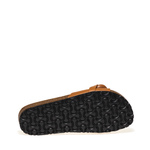 Ciabatta a fascia in pelle con catena - Frau Shoes | Official Online Shop