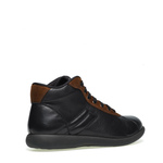 Sporty leather high-top ankle boots - Frau Shoes | Official Online Shop