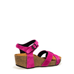 Suede crossover-strap wedge sandals - Frau Shoes | Official Online Shop