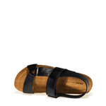Sandale aus Lackleder mit Klettverschluss - Frau Shoes | Official Online Shop