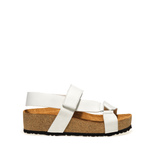 Leather sandals with Velcro strap - Frau Shoes | Official Online Shop