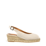 Open-toe slingbacks with rope wedge - Frau Shoes | Official Online Shop