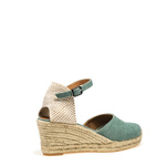 Geschlossene Sandale mit Keilabsatz in Seil-Optik - Frau Shoes | Official Online Shop