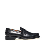 Semi-glossy leather loafers with leather sole - Frau Shoes | Official Online Shop
