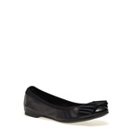 Leather ballet flats with maxi-bow - Frau Shoes | Official Online Shop