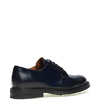 Dandy-feel semi-glossy leather Derby shoes - Frau Shoes | Official Online Shop
