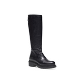 Leather biker boots with zip - Frau Shoes | Official Online Shop