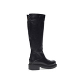 Leather biker boots with zip - Frau Shoes | Official Online Shop