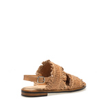 Woven leather sandals with fringing - Frau Shoes | Official Online Shop