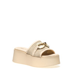 Wedge sliders with decorative clasp detail - Frau Shoes | Official Online Shop