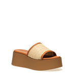 Strappy raffia sliders with wedge - Frau Shoes | Official Online Shop