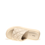 Plateau-Sandalette aus Matelassé-Leder - Frau Shoes | Official Online Shop