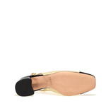 Slingback-Sandale aus Raffiabast und Leder - Frau Shoes | Official Online Shop