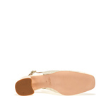Raffia and leather slingback sandals - Frau Shoes | Official Online Shop