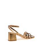 Elegant foiled leather sandals - Frau Shoes | Official Online Shop