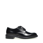 Plain semi-glossy leather Derby shoes - Frau Shoes | Official Online Shop
