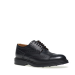 Leather Derby shoes with wing-tip detail - Frau Shoes | Official Online Shop