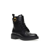 Combat boots with piercing detail and chunky sole - Frau Shoes | Official Online Shop