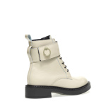 Patent leather combat boots with chunky sole - Frau Shoes | Official Online Shop
