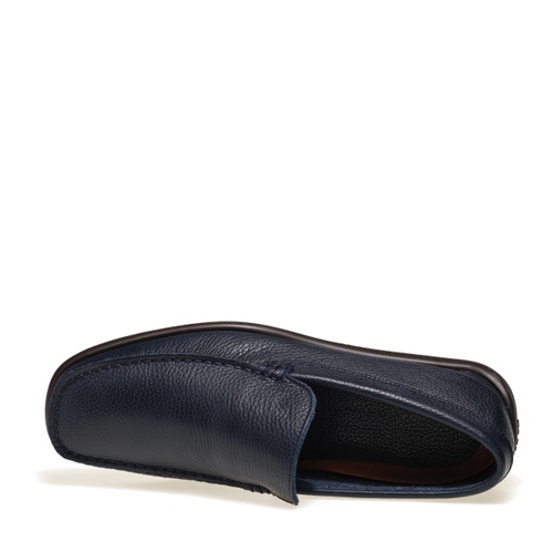 Slip-on aus weichem, gewalktem Leder - Frau Shoes | Official Online Shop