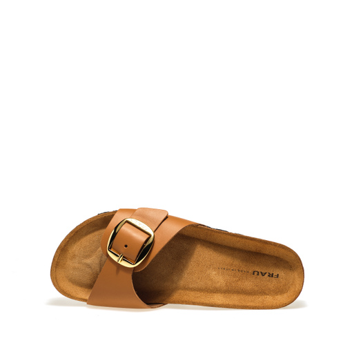 Strappy leather sliders - Frau Shoes | Official Online Shop