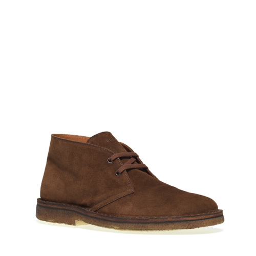 Suede desert boots with crepe sole - Frau Shoes | Official Online Shop