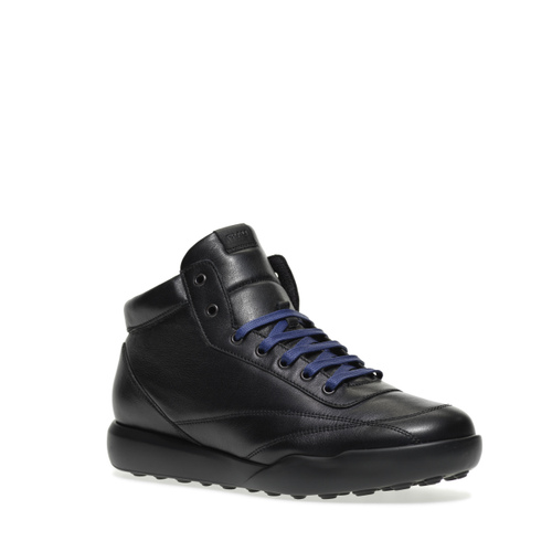 Leather high-top city sneakers with ultra-light XL® sole - Frau Shoes | Official Online Shop