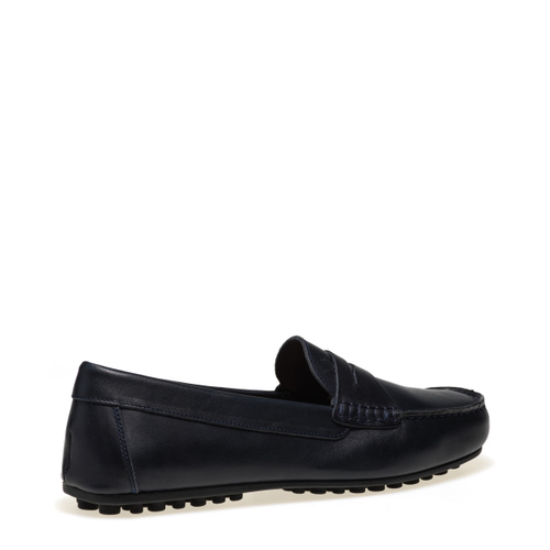 Leather driving shoes with clasp detail - Frau Shoes | Official Online Shop