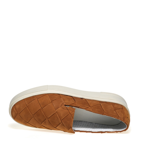 Woven nubuck slip-ons - Frau Shoes | Official Online Shop