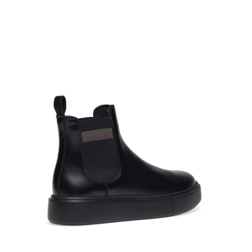Leather Chelsea boots with holographic detailing - Frau Shoes | Official Online Shop