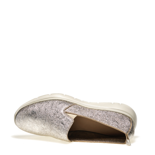 Slip-on sporty in pelle laminata craccata - Frau Shoes | Official Online Shop