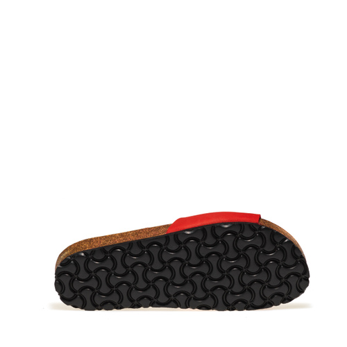 Nubuck strap sliders - Frau Shoes | Official Online Shop