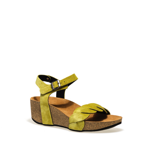 Sandalo in pelle scamosciata con fascia intrecciata - Frau Shoes | Official Online Shop