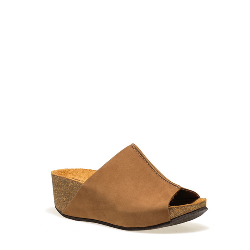 Chunky nubuck strap sliders - Frau Shoes | Official Online Shop