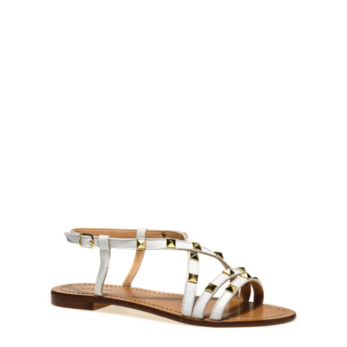Strappy leather sandals with studs - Frau Shoes | Official Online Shop