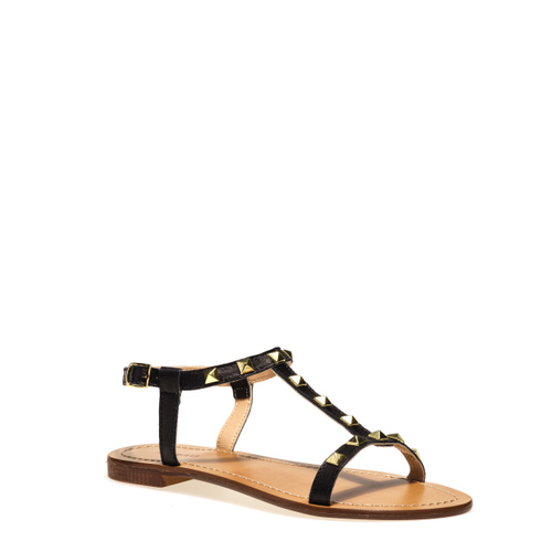 Positano T-strap sandals with studs - Frau Shoes | Official Online Shop