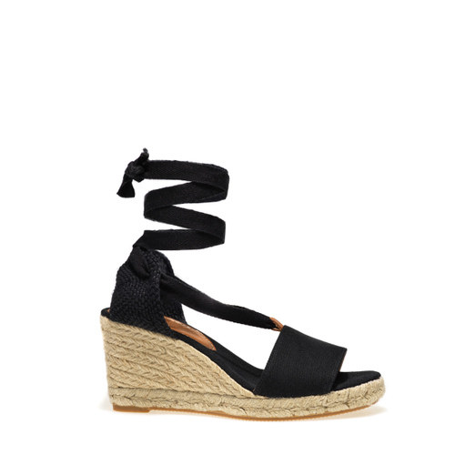 Wedge sandals with gladiator-style lacing - Frau Shoes | Official Online Shop