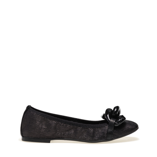 Ballerina in rafia con catena - Frau Shoes | Official Online Shop