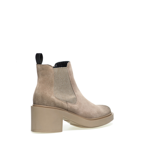 Heeled suede Chelsea boots - Frau Shoes | Official Online Shop