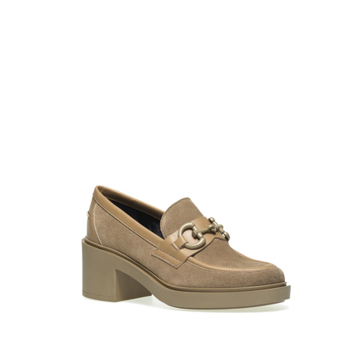 Loafers with comfortable colour-block heel - Frau Shoes | Official Online Shop