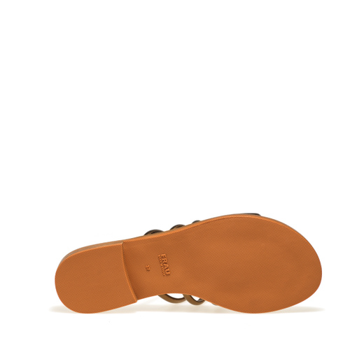 Sliders with soft tubular straps - Frau Shoes | Official Online Shop