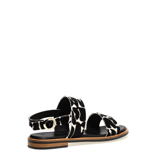 Sandalo a due fasce animalier - Frau Shoes | Official Online Shop