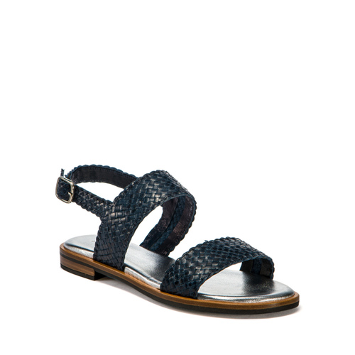 Double-strap sandals in woven leather - Frau Shoes | Official Online Shop
