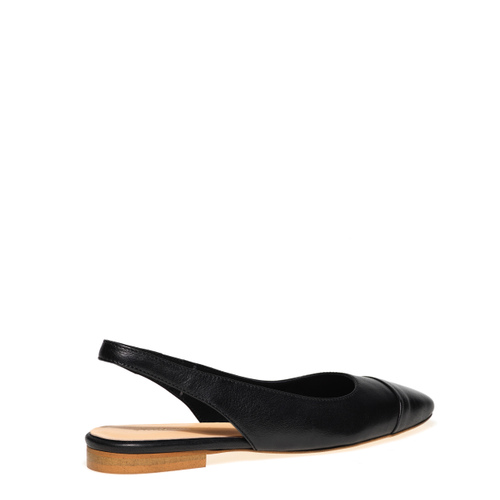 Slingback in pelle a punta quadra - Frau Shoes | Official Online Shop