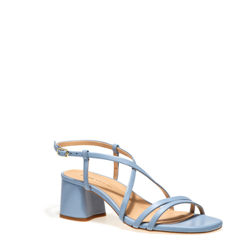 Leather sandals with mini-straps - Frau Shoes | Official Online Shop
