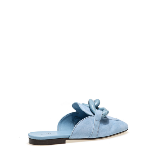Sabot in pelle scamosciata con catena - Frau Shoes | Official Online Shop