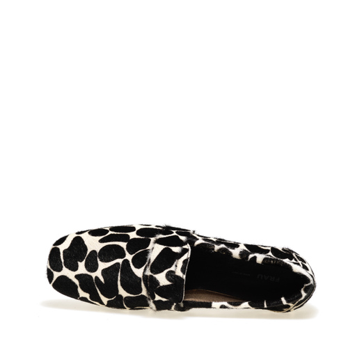 Mocassino punta quadra stampa animalier - Frau Shoes | Official Online Shop