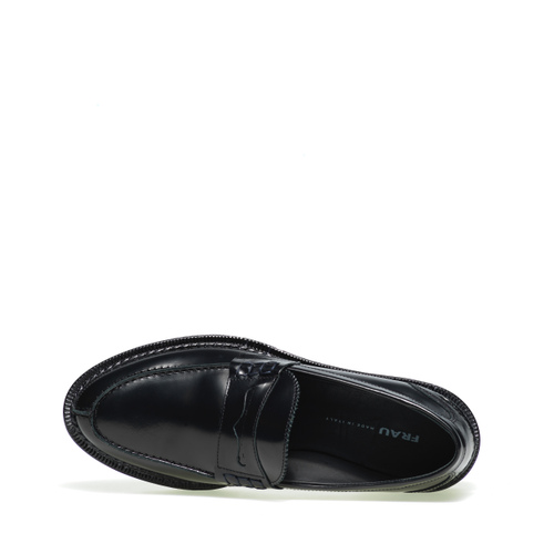Semi-glossy leather loafers - Frau Shoes | Official Online Shop