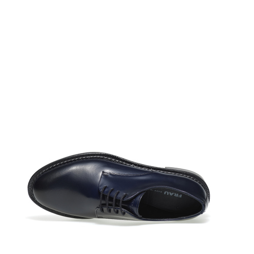 Glatter Derby aus halb glänzendem Leder - Frau Shoes | Official Online Shop