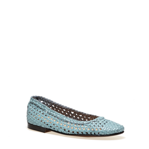 Woven leather ballerinas - Frau Shoes | Official Online Shop